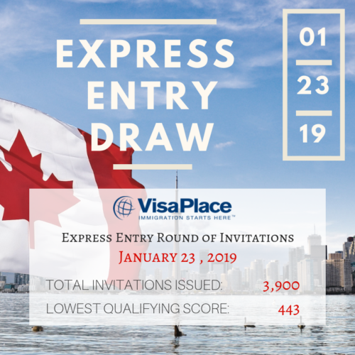 Express Entry Draw January 23, 2019 109 Canadian Immigration